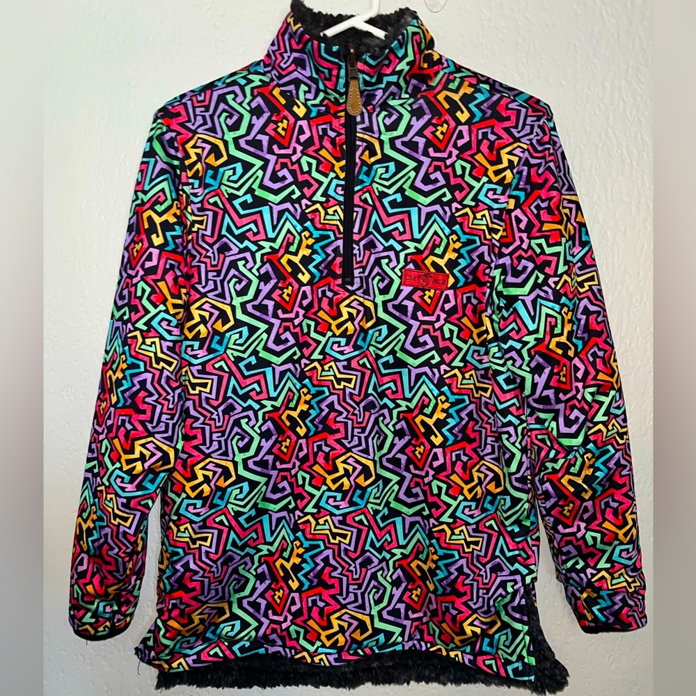 USA PALM REVERSIBLE SHERPA JACKET SZ/ L